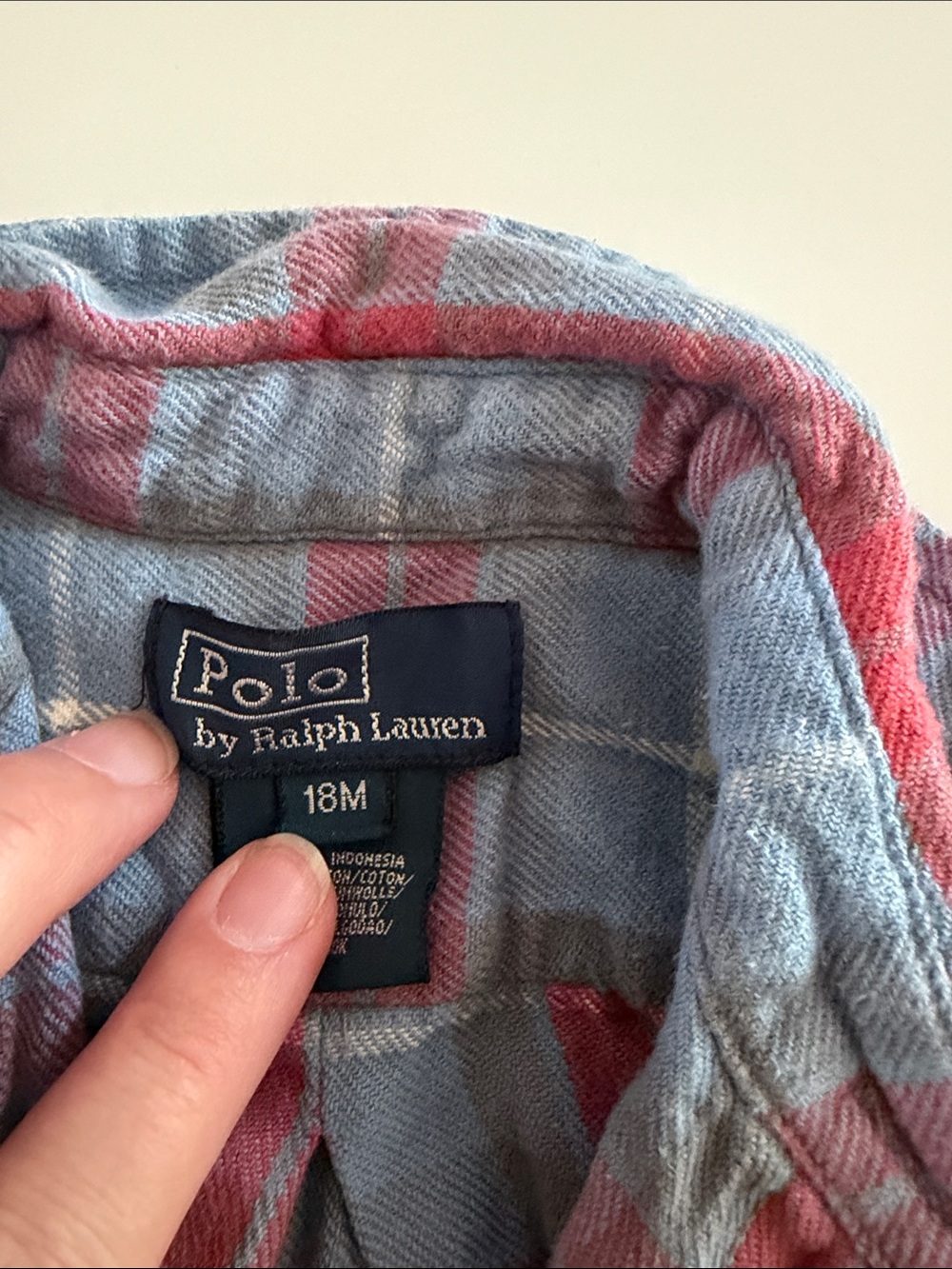 Polo by Ralph Lauren Blue and Red Plaid Button-Up Shirt - Picture 2 of 2